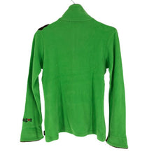 画像をギャラリービューアに読み込む, ダンスウィズドラゴン DANCE WITH DRAGON ハーフジップ 長袖トップス ゴルフウェア 起毛素材 サイズ3 L相当 ネオングリーン系【中古】