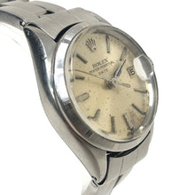 이미지를 갤러리 뷰어에 로드 , ROLEX ロレックス オイスターパーペチュアルデイト 6519 腕時計 ステンレススチール(SS) シルバー 8番台 自動巻き シルバー文字盤【中古】レディース