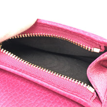 画像をギャラリービューアに読み込む, グッチ GUCCI GGスプリーム ミニウォレット 二つ折り財布 456126 ピンク【中古】