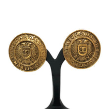 画像をギャラリービューアに読み込む, シャネル CHANEL ココマークイヤリング ヴィンテージ オールド 丸形 サークル ゴールド【中古】