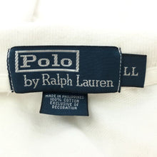 画像をギャラリービューアに読み込む, ラルフローレン Ralph Lauren ポロシャツ 綿100% LLサイズ ホワイト【中古】