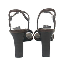 画像をギャラリービューアに読み込む, イヴサンローラン Yves Saint Laurent ストラップサンダル ブラウン【中古】【美品】