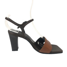 画像をギャラリービューアに読み込む, イヴサンローラン Yves Saint Laurent ストラップサンダル ブラウン【中古】【美品】