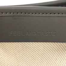 画像をギャラリービューアに読み込む, フィールアンドテイスト FEEL AND TASTE LINES MARCHE S トートバッグ グレー【中古】【美品】