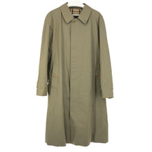 画像をギャラリービューアに読み込む, バーバリーズ BURBERRYS ステンカラーコート ネーム入り WD001 902 46 カーキ【中古】