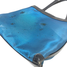 画像をギャラリービューアに読み込む, ロエベ LOEWE ポーチ付き メッシュ トートバッグ ハンドバッグ  ブルー【中古】