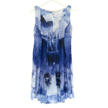 画像をギャラリービューアに読み込む, エスカーダ スポート ESCADA SPORT ノースリーブ ワンピース サイズ32 XS S相当 ブルー【中古】