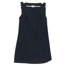 이미지를 갤러리 뷰어에 로드 , マックス&コー Max & Co デニム地 ノースリーブ バックリボンワンピース サイズ38 ブルー【中古】