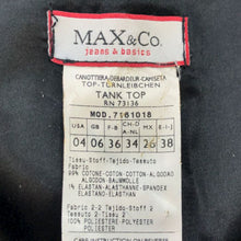 이미지를 갤러리 뷰어에 로드 , マックス&コー Max & Co デニム地 ノースリーブ バックリボンワンピース サイズ38 ブルー【中古】