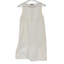画像をギャラリービューアに読み込む, マックス&コー Max & Co ノースリーブ ワンピース 綿100% サイズ38 ホワイト【中古】