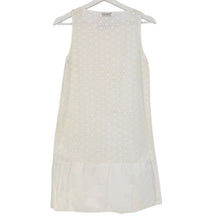 画像をギャラリービューアに読み込む, マックス&コー Max & Co ノースリーブ ワンピース 綿100% サイズ38 ホワイト【中古】