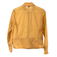 画像をギャラリービューアに読み込む, Kオブクリツィア KOFKRIZIA シルク混 ブルゾン 薄手 サイズ40 L相当 黄土色系【中古】