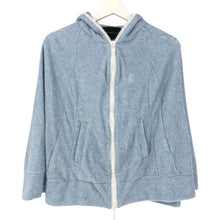 画像をギャラリービューアに読み込む, ダルタンボナパルト Dartin Bonaparto ケープ スワロフジップ バックスパンコール パイル タオル地 Mサイズ ライトブルー【中古】