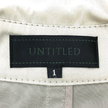 画像をギャラリービューアに読み込む, アンタイトル UNTITLED トレンチコート サイズ1 グレージュ系【中古】