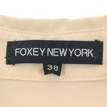 Load image into Gallery viewer, FOXEY フォクシー フルジップジャケット SP品 長袖シャツ ベージュ サイズ38(S相当)【中古】レディース