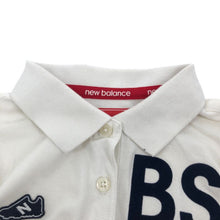 画像をギャラリービューアに読み込む, ニューバランスゴルフ New Balance golf ノースリーブポロシャツ サイズ0 ホワイト【中古】