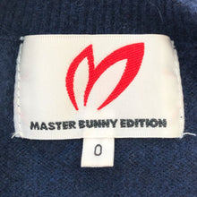 Load image into Gallery viewer, マスターバニーエディション MASTER BUNNY EDITION 長袖ニット セーター カシミヤ100% サイズ0 ネイビー【中古】