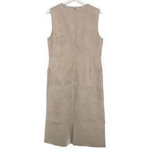 画像をギャラリービューアに読み込む, ボールジィ BALLSEY Vネックワンピース フェイクスエード トゥモローランド サイズ40 ベージュ系【中古】【美品】