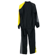 이미지를 갤러리 뷰어에 로드 , アディダス adidas セットアップ 長袖ハーフジップウィンドジャケット パンツ Mサイズ ブラック【中古】
