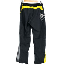 이미지를 갤러리 뷰어에 로드 , アディダス adidas セットアップ 長袖ハーフジップウィンドジャケット パンツ Mサイズ ブラック【中古】