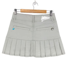 將圖片載入圖庫檢視器 フィラ ゴルフ FILA GOLF プリーツスカート インナーパンツ付き Mサイズ グレー【中古】【新品同様】【美品】