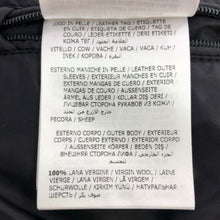 画像をギャラリービューアに読み込む, モンクレール MONCLER レザー切替デザイン スタジャン型 ダウンジャケット THOMAS サイズ3 チャコールグレー ダークブラウン【中古】【美品】