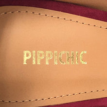 Load image into Gallery viewer, ピッピシック PIPPICHIC INSTORM ANCLE CROSS PUMPS クロス アンクルストラップ インストーム パンプス ラウンドトゥ レッド【中古】【美品】