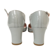 画像をギャラリービューアに読み込む, レペット Repetto アーモンドトゥパンプス Tストラップ サイズ35 22cm相当 ダスティパステルグリーン【中古】