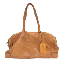 이미지를 갤러리 뷰어에 로드 , アニアリ aniary クロコ型押し アンティークレザー ユニセックス 男女兼用 ボストンバッグ ショルダーバッグ ライトブラウン【中古】