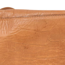 이미지를 갤러리 뷰어에 로드 , アニアリ aniary クロコ型押し アンティークレザー ユニセックス 男女兼用 ボストンバッグ ショルダーバッグ ライトブラウン【中古】