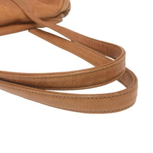 이미지를 갤러리 뷰어에 로드 , アニアリ aniary クロコ型押し アンティークレザー ユニセックス 男女兼用 ボストンバッグ ショルダーバッグ ライトブラウン【中古】