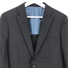 將圖片載入圖庫檢視器 タケオキクチ TAKEO KIKUCHI セットアップスーツ SUPER100’S ジャケット背抜き パンツ サイズ2 M相当 ネイビー ストライプ柄【中古】