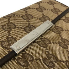 画像をギャラリービューアに読み込む, グッチ GUCCI GGキャンバス Wホック 長財布 181699 ブラウン GG柄【中古】