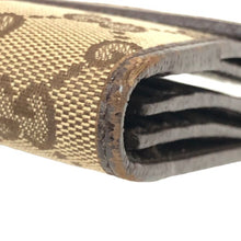 画像をギャラリービューアに読み込む, グッチ GUCCI GGキャンバス Wホック 長財布 181699 ブラウン GG柄【中古】