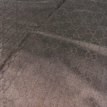 画像をギャラリービューアに読み込む, グッチ GUCCI シルク混マフラー ストール ユニセックス 男女兼用 ブラウン GG柄【中古】