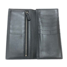 画像をギャラリービューアに読み込む, ベルルッティ Berluti サンタル レザーウォレット カリグラフィ 二つ折り 長財布 ブラック【中古】【美品】