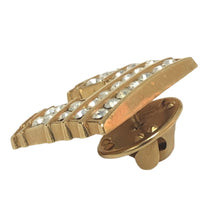 画像をギャラリービューアに読み込む, セリーヌ CELINE ラインストーン 凱旋門 ピンブローチ ゴールド【中古】