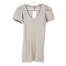 画像をギャラリービューアに読み込む, フローレント FLORENT 半袖カットソー Tシャツ ロング丈 Fサイズ アイボリー【中古】【新品同様】【美品】