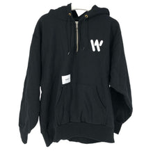 將圖片載入圖庫檢視器 ダブルタップス WTAPS OUTRIGGER HALF ZIP SWEAT ハーフジップスウェット パーカー 裏起毛 サイズ03 L相当 201ATDT CSM19 ブラック【中古】【新品同様】