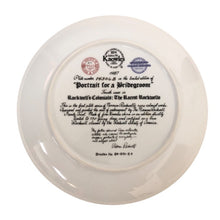 이미지를 갤러리 뷰어에 로드 , Norman Rockwell ノーマン ロックウェル コレクタープレート 飾り皿 絵皿 Portrait for a Bridegroom インテリア 陶器 ユニセックス 【中古】