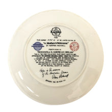 이미지를 갤러리 뷰어에 로드 , Norman Rockwell ノーマン ロックウェル コレクタープレート 飾り皿 絵皿 A Mother's Welcome インテリア 陶器 ユニセックス 【中古】