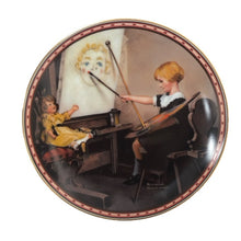 將圖片載入圖庫檢視器 Norman Rockwell ノーマン ロックウェル コレクタープレート 飾り皿 絵皿 Serious Business インテリア 陶器 ユニセックス 【中古】
