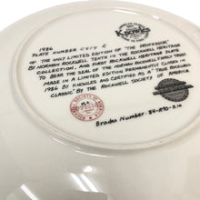 將圖片載入圖庫檢視器 Norman Rockwell ノーマン ロックウェル コレクタープレート 飾り皿 絵皿 The Professor インテリア 陶器 ユニセックス 【中古】