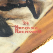 將圖片載入圖庫檢視器 Norman Rockwell ノーマン ロックウェル コレクタープレート 飾り皿 絵皿 The Love Letters インテリア 陶器 ユニセックス 【中古】
