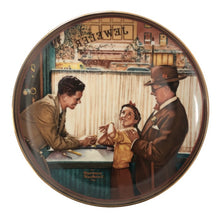 이미지를 갤러리 뷰어에 로드 , Norman Rockwell ノーマン ロックウェル コレクタープレート 飾り皿 絵皿 A Time to Keep インテリア 陶器 ユニセックス 【中古】