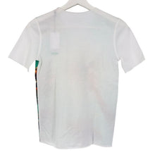 画像をギャラリービューアに読み込む, ルシアンペラフィネ lucien pellat finet プリント切替 半袖Tシャツ カットソー 綿100% Sサイズ ホワイト【中古】【新品同様】【美品】