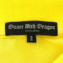 Load image into Gallery viewer, ダンスウィズドラゴン DANCE WITH DRAGON ポロシャツ スヌーピー PEANUT サイズ2 ネオンイエロー【中古】