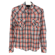 画像をギャラリービューアに読み込む, エポカ ウォモ エポカ ウォモ 長袖シャツ ウエスタン 綿100% サイズ46 マルチカラー チェック柄【中古】