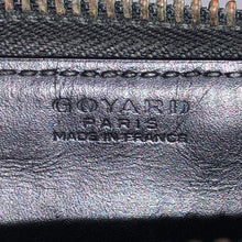 画像をギャラリービューアに読み込む, GOYARD ゴヤール ラウンドジップ マティニョンGM 長財布 PVC/牛革 ブラック ユニセックス 【中古】