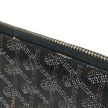 画像をギャラリービューアに読み込む, GOYARD ゴヤール ラウンドジップ マティニョンGM 長財布 PVC/牛革 ブラック ユニセックス 【中古】